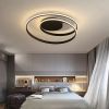 Сучасний LED-світильник у чорному корпусі  50 см