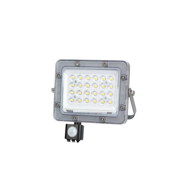 LED прожектор CARBON-S 20W 5000K IP65 (з датчиком руху)