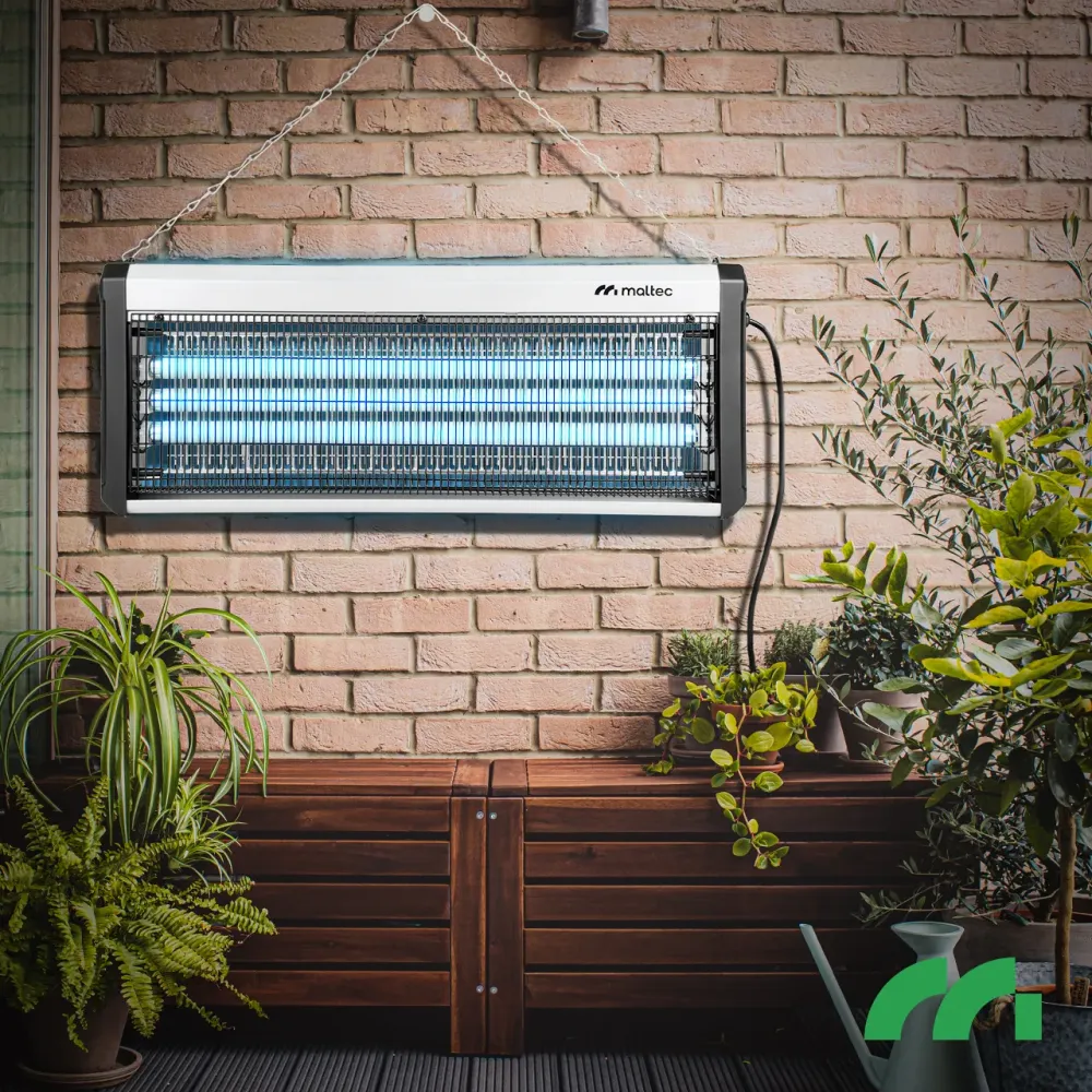 Знищувач комах - мухоловка до 200 м2 Maltec 60W Польща