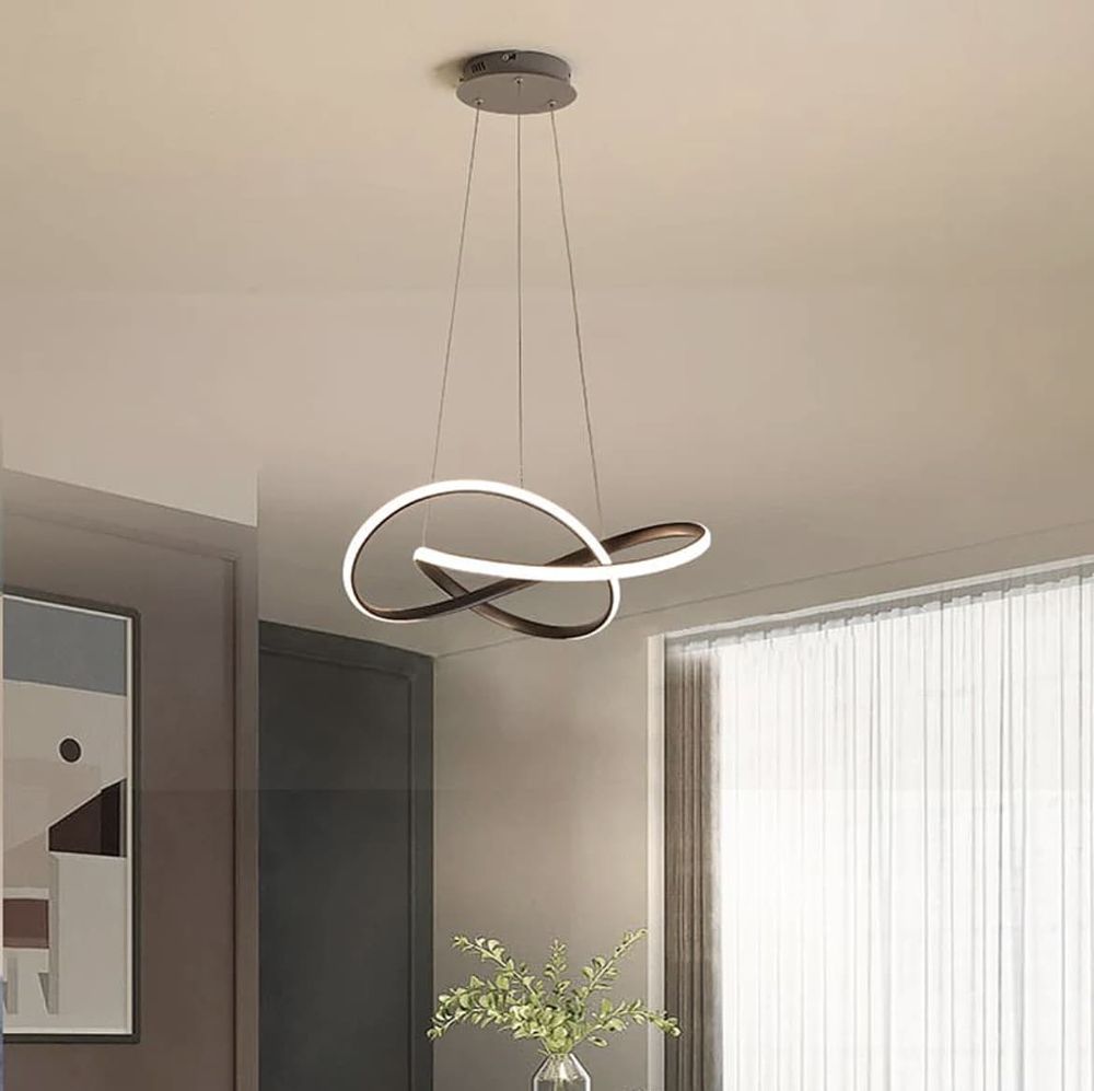 Підвісна LED люстра в 3-х діаметрах SG12 BK
