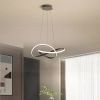 Підвісна LED люстра в 3-х діаметрах SG12 BK