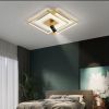 Стельова LED люстра квадратної форми