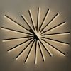 Світлодіодна стельова люстра MJ 195/9 BK чорна 105 см діаметр