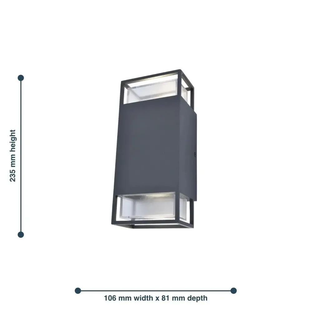 Світильник вуличний настінний RIDGE 5107101118 GU10 IP54 Architectural