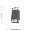 Світильник вуличний настінний RIDGE 5107101118 GU10 IP54 Architectural