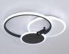 Смарт світильник світлодіодний ECLIPSE 75W 3R білий+чорний круги