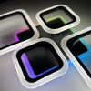 Люстра світлодіодна з пультом та RGB 725/423 BLACK