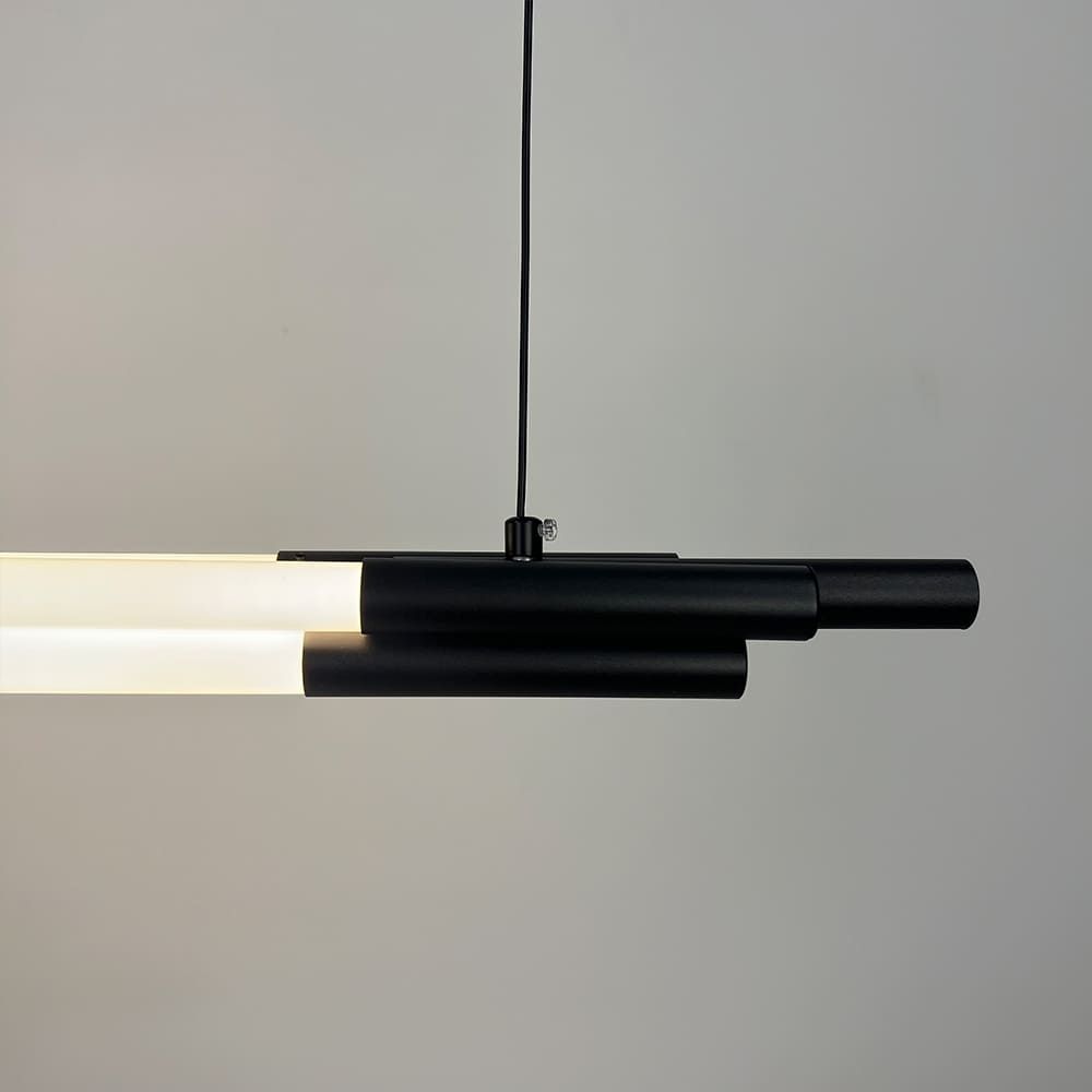 Чорний трубчастий LED світильник у корпусі 150 см MJ351-1500L BK