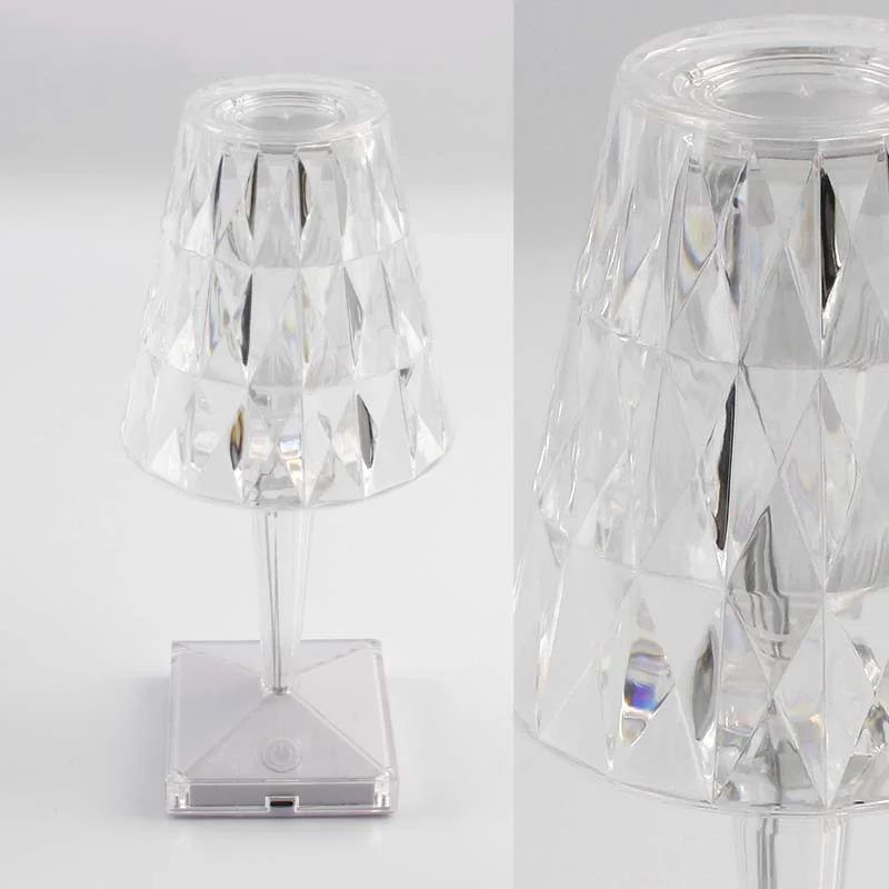 Настільна світлодіодна лампа на акумуляторі CRYSTAL 3W