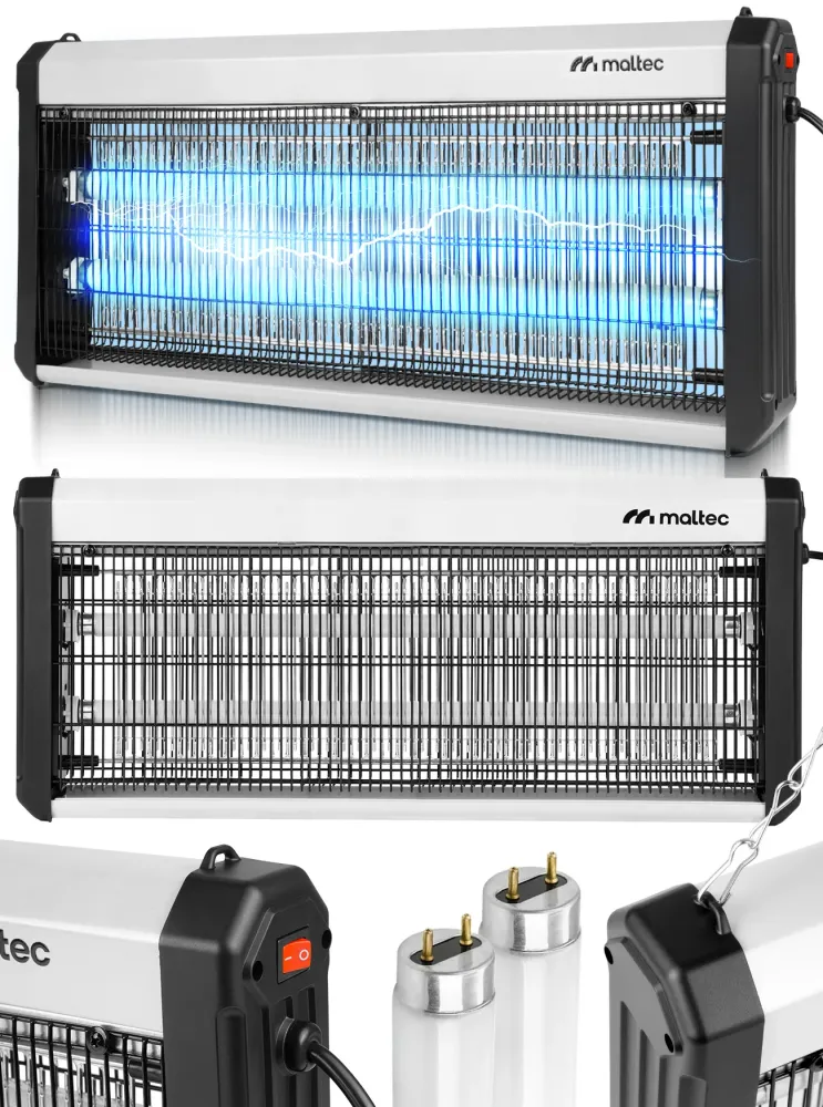 Знищувач комах - мухоловка до 150 м2 Maltec 40W Польща