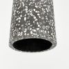 Підвісний чорний бетонний світильник TERRAZZO DOME MJ 166/1 BK