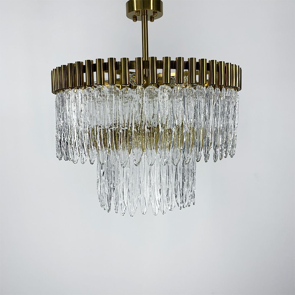 Люстра кришталева CRYSTAL ICICLE на 9 ламп MJ 187-600 AB