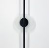 Видовжений настінний світильник серії Alabaster Sconce  в чорному кольорі