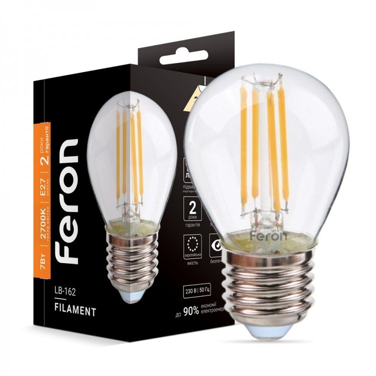 Світлодіодна лампа Filament E27 7W 2700K LB-162