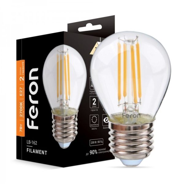 Світлодіодна лампа Filament E27 7W 2700K LB-162