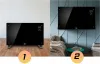 Конвекторний обігрівач 2в1 2500W Wi-Fi SMART Black