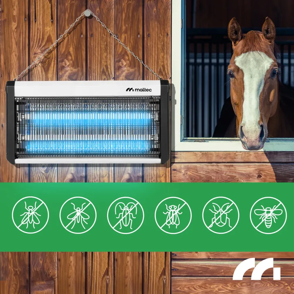Знищувач комах - мухоловка до 100 м2 Maltec 30W Польща