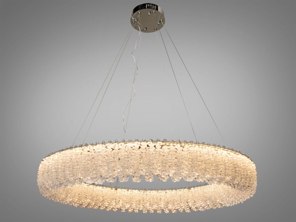 Підвісна люстра Diasha 505 з LED освітленням хром 48Вт 505-800CH