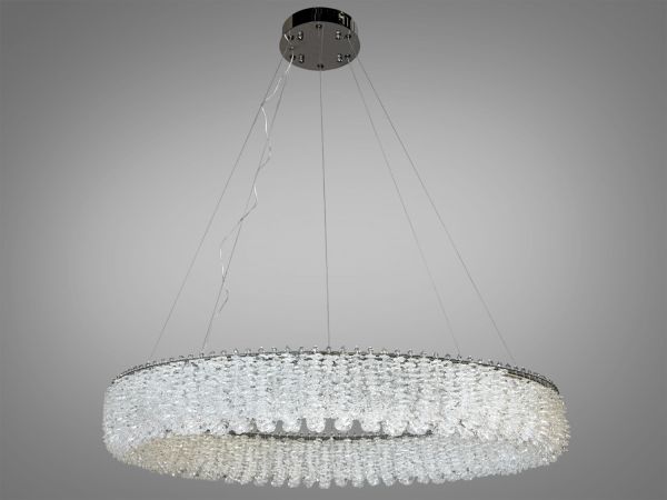 Підвісна люстра Diasha 505 з LED освітленням хром 48Вт 505-800CH