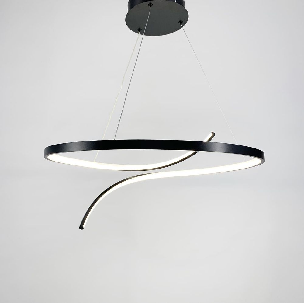 Світильник GIRO SU LED у чорному каркасі Ø 80 см SG4-800 BK