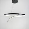 Світильник GIRO SU LED у чорному каркасі Ø 80 см SG4-800 BK