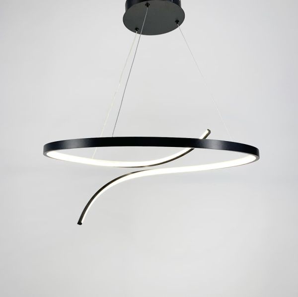 Світильник GIRO SU LED у чорному каркасі Ø 60 см SG4-600 BK