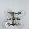 Ексклюзивна люстра в трендовому кольорі корпусу Satin Nickel