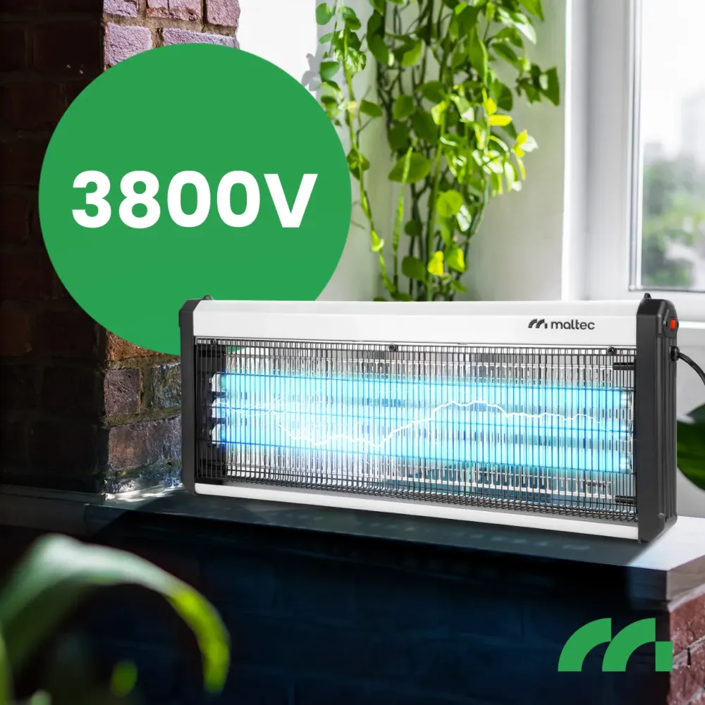 Знищувач комах - мухоловка до 200 м2 Maltec 60W Польща