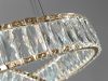Світлодіодна кришталева люстра 536/800G золота