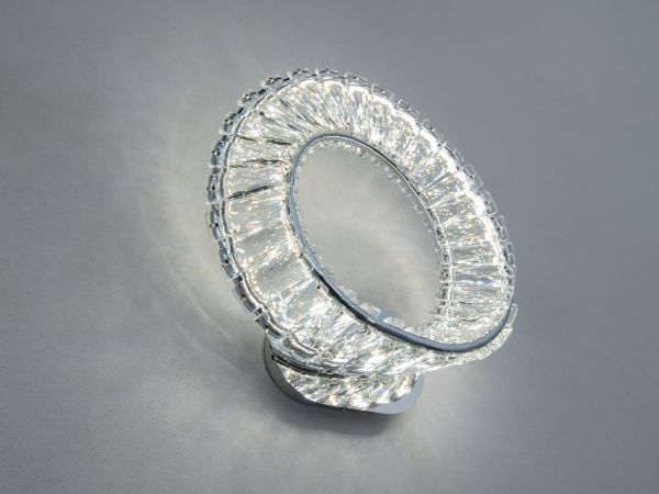 Бра LED кришталеве 42Вт хром сучасний дизайн Ø 33 см 548/1CH
