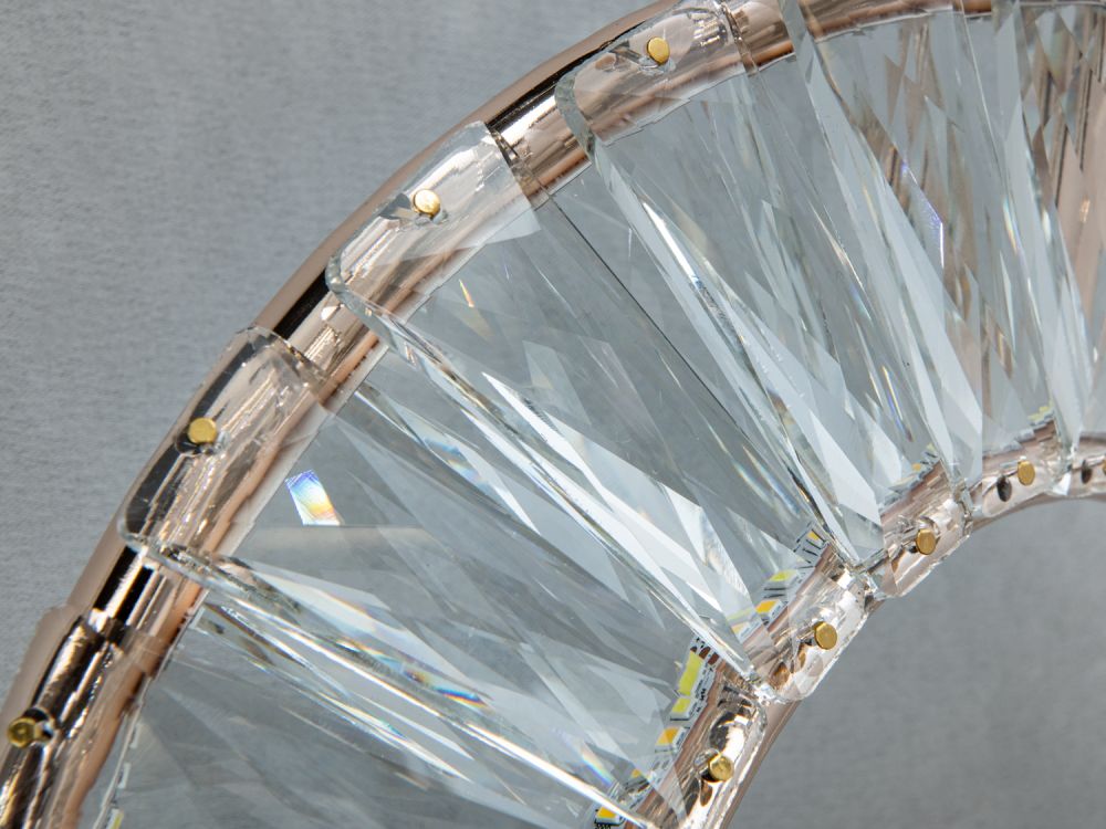 Бра LED кришталеве 42Вт золото сучасний дизайн Ø 33 см 548/1G