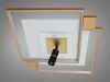 Світильник світлодіодний золотий 5533WH+G dimmer 70W Ø 51 см