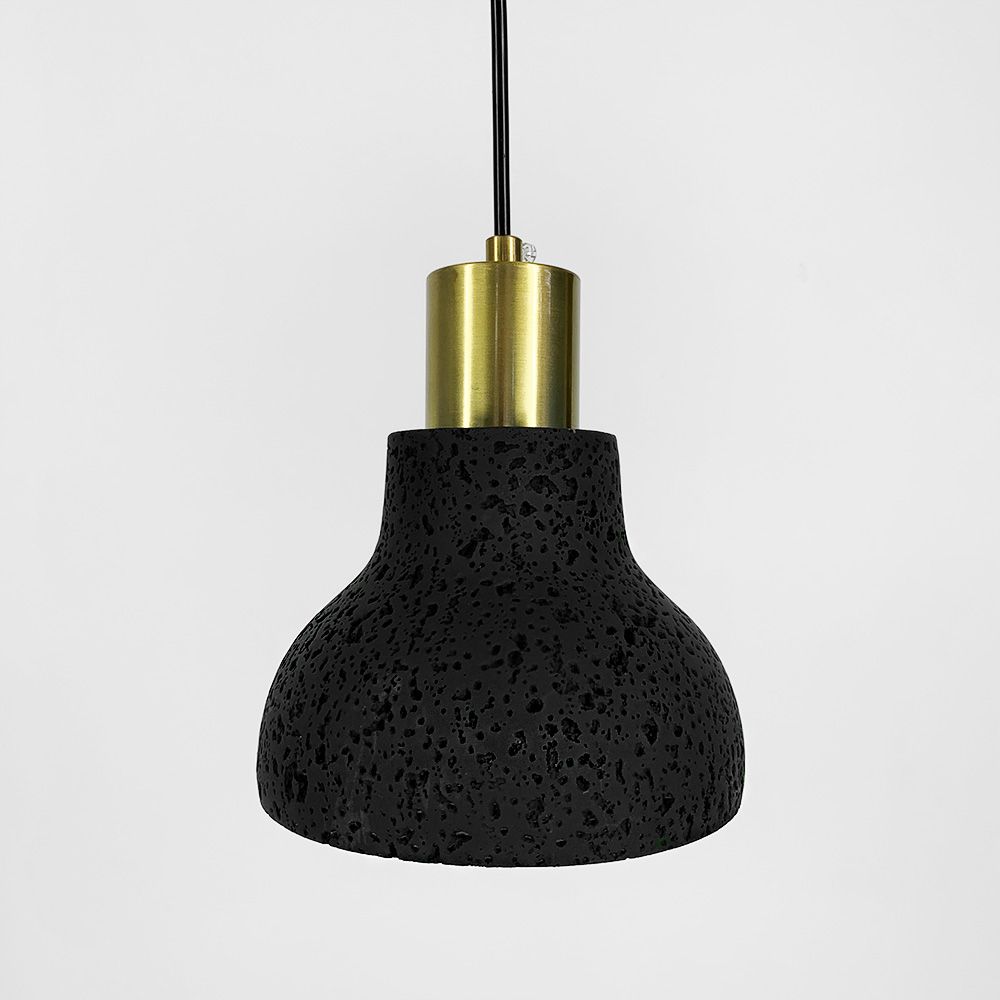 Підвісний чорний бетонний світильник TERRAZZO TOCO