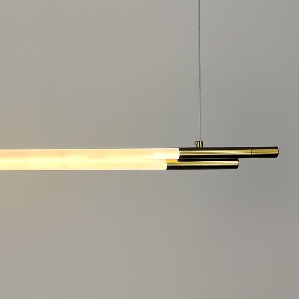 Латунний трубчастий LED світильник у корпусі 150 см MJ351-1500L AB