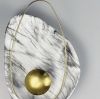 Бра Vele Luce з імітацією мармуру в білому кольорі W1834 WT