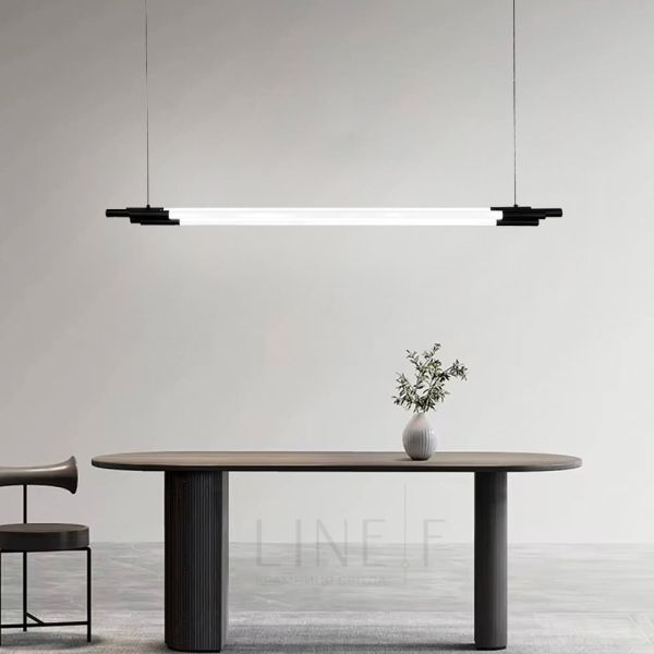Чорний трубчастий LED світильник у корпусі 150 см MJ351-1500L BK