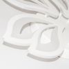 Люстра світлодіодна з пультом біла пелюстка ASTRA Ø 62 см 80W