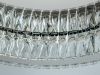 Сучасна LED люстра з кристалами, коло Ø 58 см, 70W 587/600CH