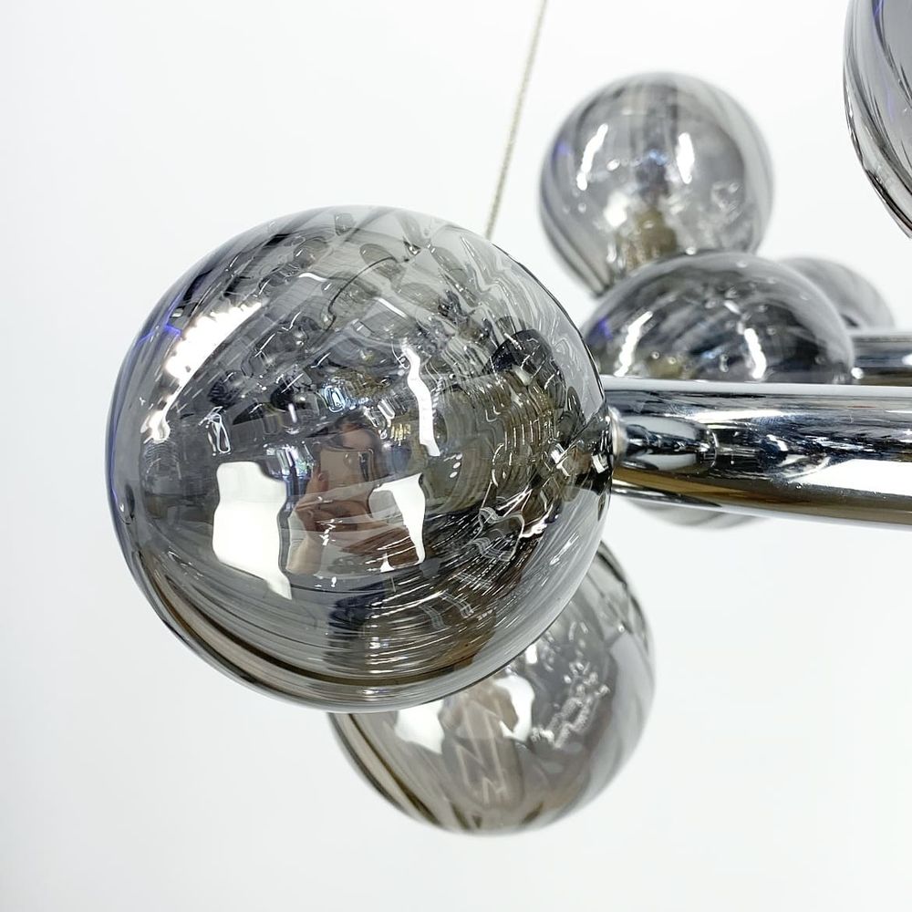 Підвісна люстра в хромі Arte Lamp Bolla MJ17-600 CH+GR