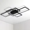 Світлодіодна люстра з пультом та мобільним додатком SVEN 110W 3S чорний