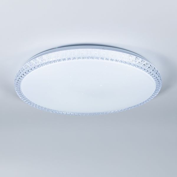 LED смарт світильник з пультом Кришталь зоряне небо 96W з пультом