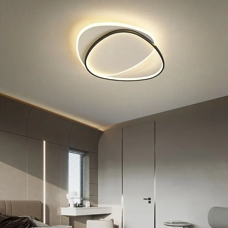 Сучасний LED-світильник у чорно-білому корпусі
