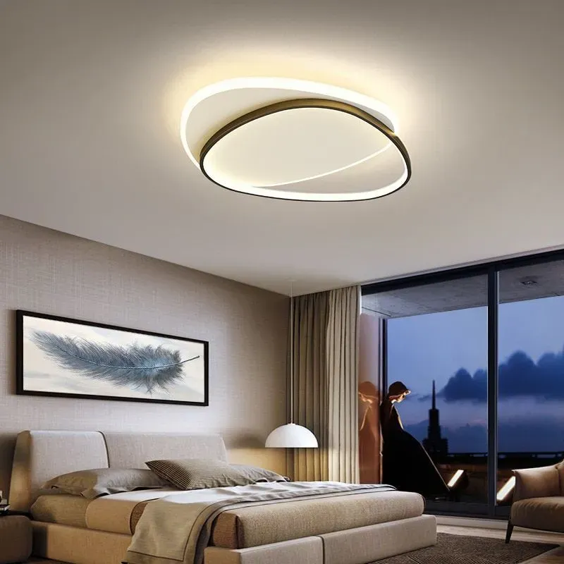 Сучасний LED-світильник у чорно-білому корпусі