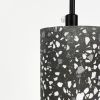 Підвісний сірий бетонний світильник TERRAZZO CYLINDER LONG