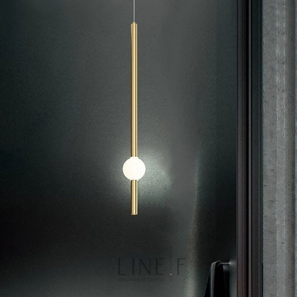 Led світильник латунний у вертикальній формі 90 см на 3 режими YG 517B/900 VL AB