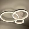 Стельова з пультом світлодіодна люстра GENNY ROUND RGB 80W 4R біла