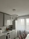 Люстра підвісна біла світлодіодна з пультом STELLA ICE 80W та додатком для телефону