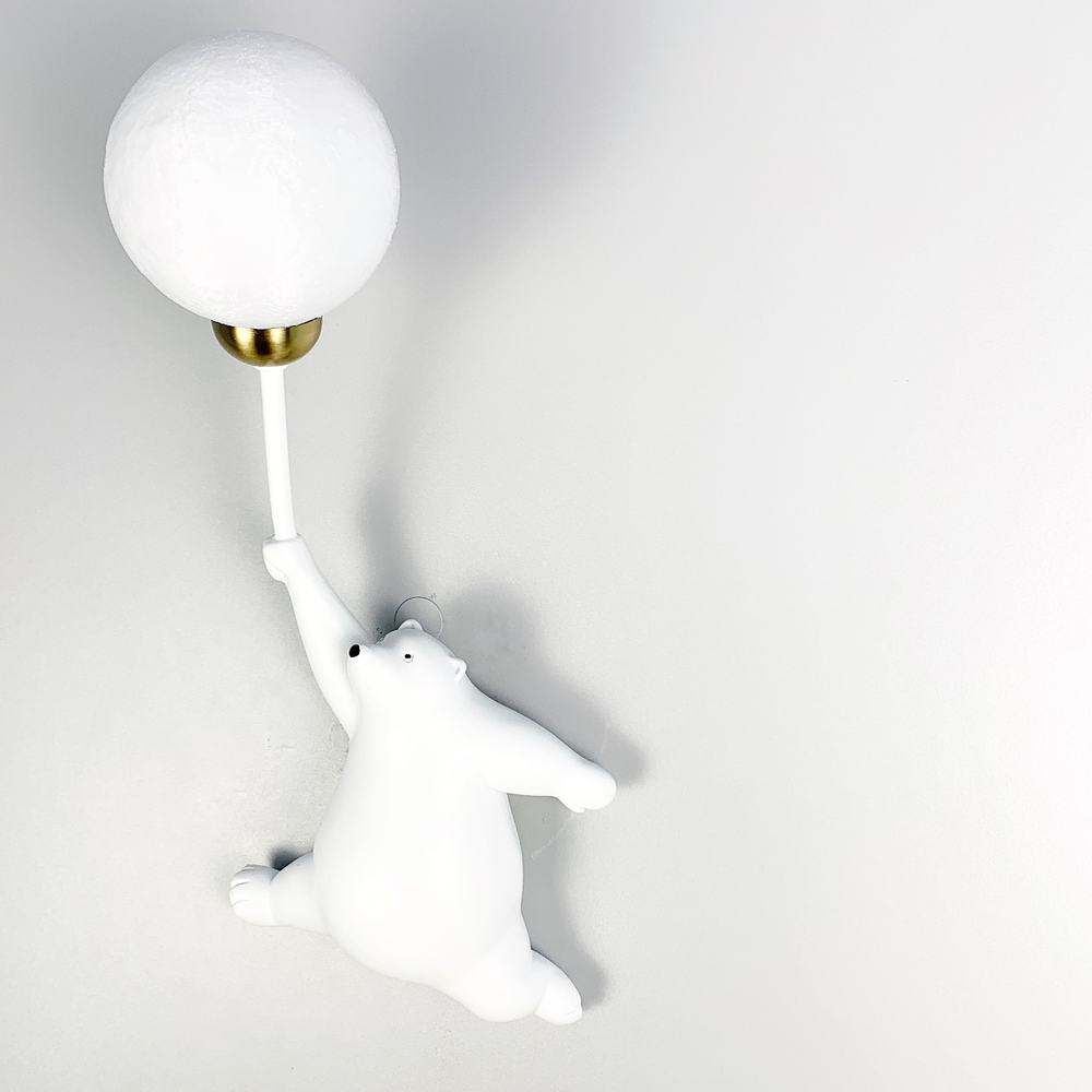 Настінний світильник ведмеженя BEAR BALLOONS WSG 10-100 Left