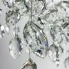 Вишукана срібна люстра DIAMINA з кришталевим камінням 60 см