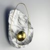 Бра Vele Luce з імітацією мармуру в білому кольорі W1834 WT